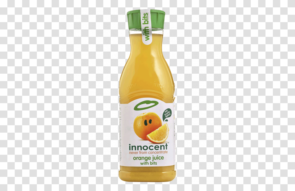 Innocent Orange Juice 900ml Glass Bottle, Beverage, Drink, Beer, Alcohol Transparent Png