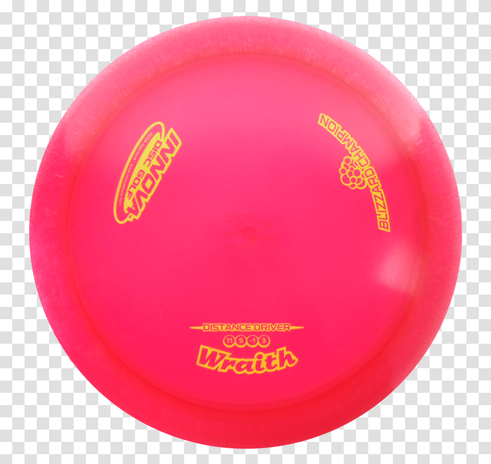 Innova Blizzard Champion Wraith Distance Driver Disc Circle, Frisbee, Toy, Balloon Transparent Png