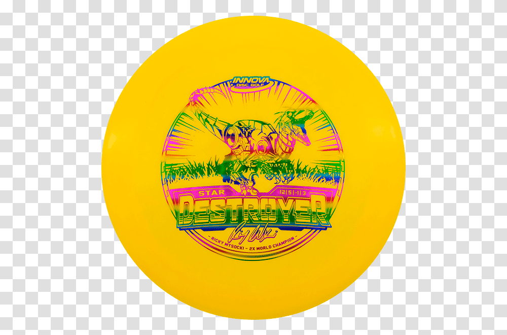 Innova Star Destroyer Ricky Wysocki Signature Circle, Toy, Frisbee Transparent Png