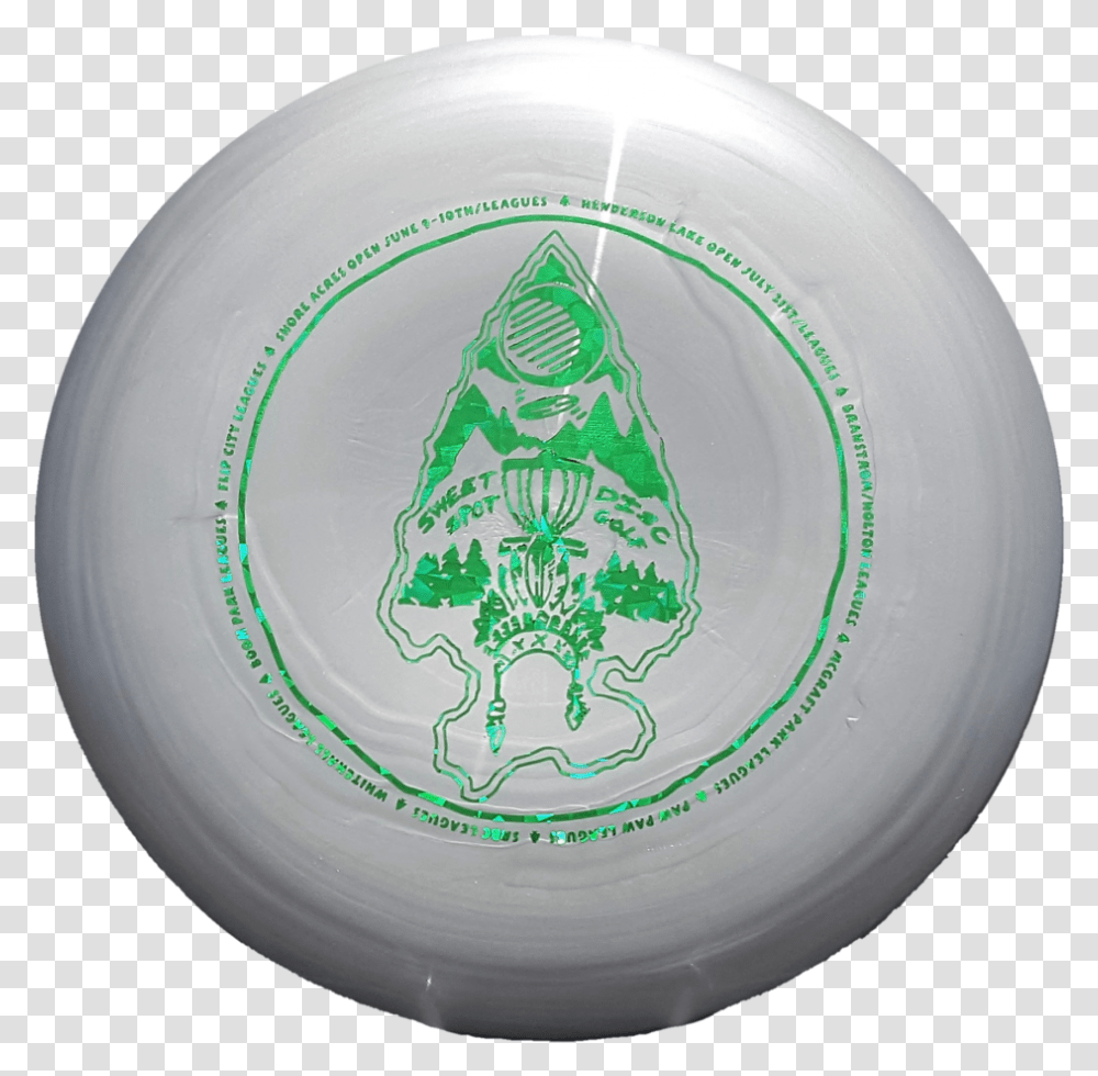 Innova Teebird Shimmer Star Arrowhead Circle, Toy, Frisbee Transparent Png