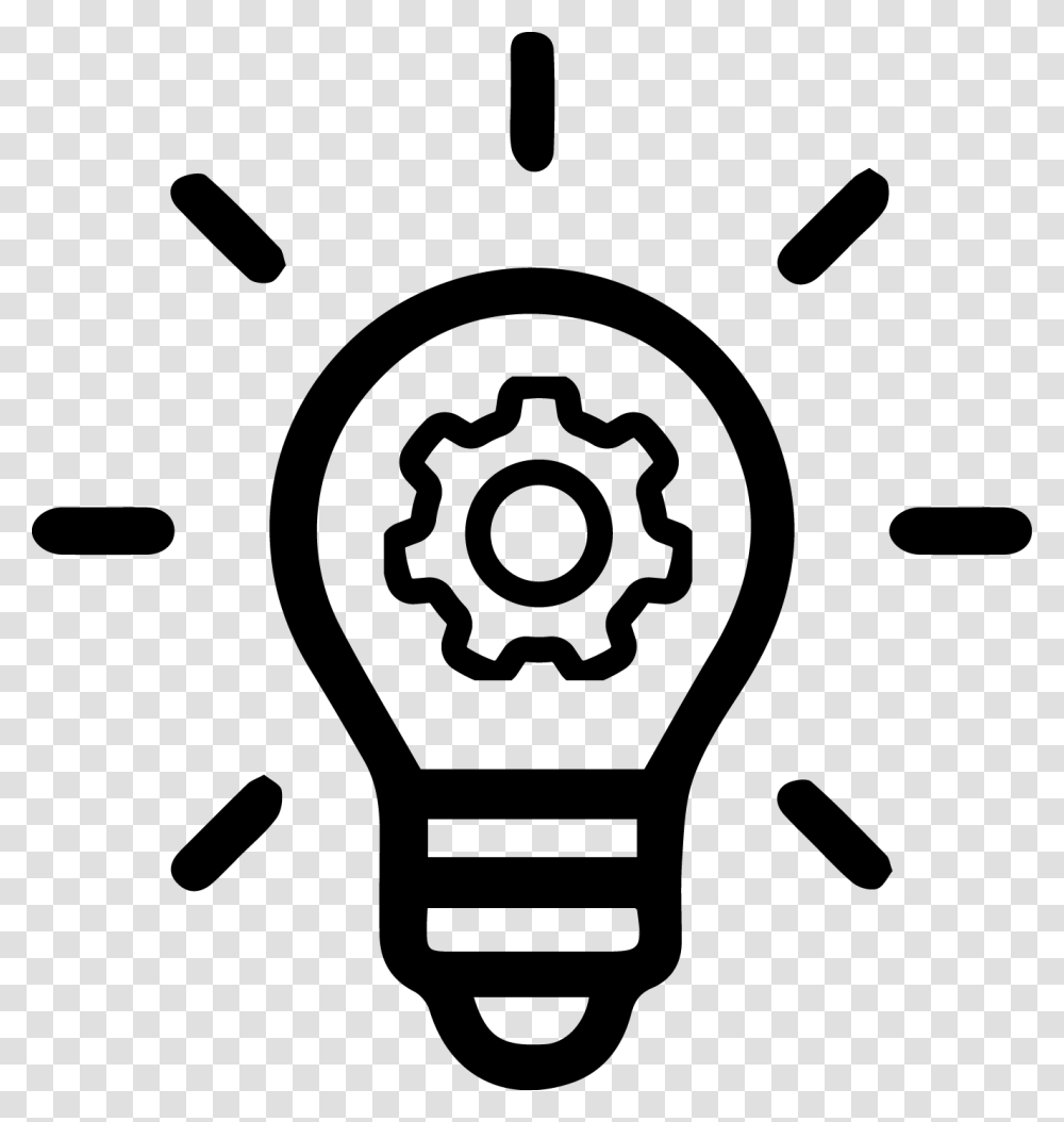 Innovation Benifits Icon Knowledge Management System Icon, Light, Lightbulb, Stencil, Drawing Transparent Png