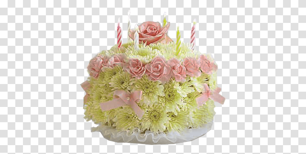 Innovative Ideas For Flower Arrangement, Cake, Dessert, Food, Birthday Cake Transparent Png