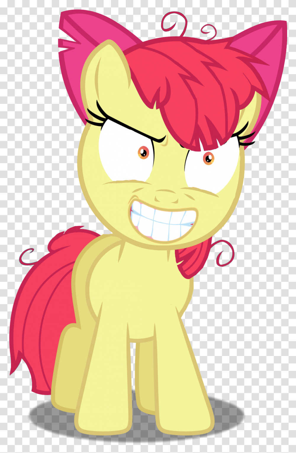 Insane Applebloom, Face, Drawing Transparent Png