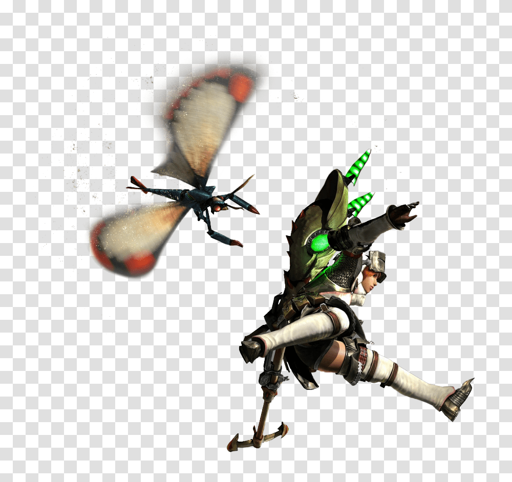 Insect Glaive Equipment Render, Bird, Animal, Person, Legend Of Zelda Transparent Png