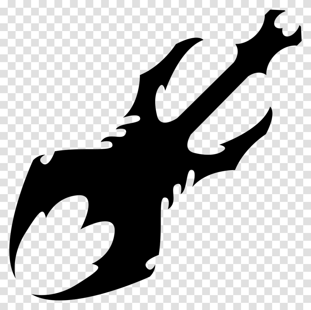 Insect Shaped Guitar Icon Free Download, Stencil, Axe, Tool Transparent Png