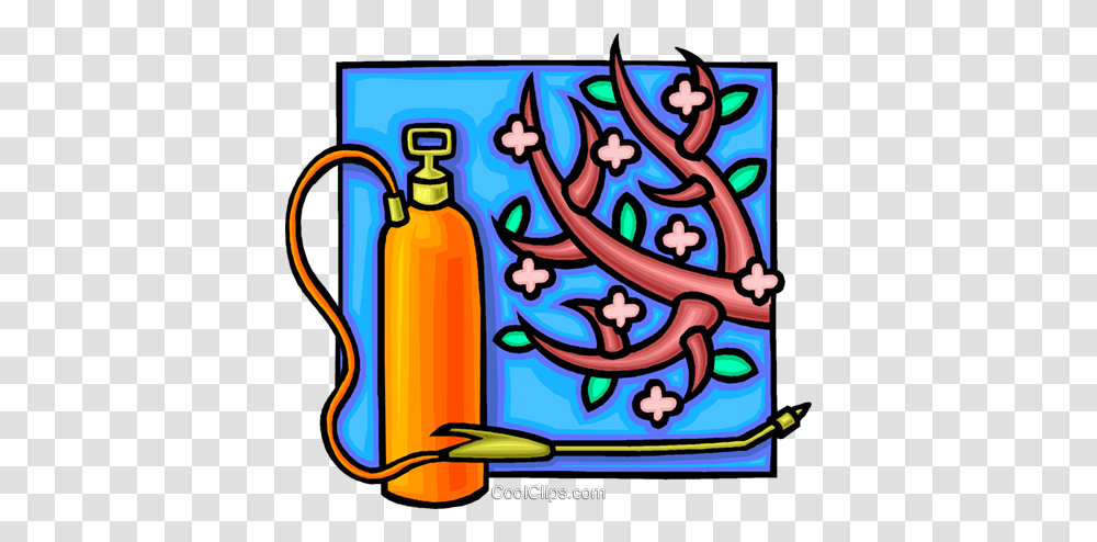 Insecticide Spray With Fruit Tree Royalty Free Vector Clip Art, Plant, Food, Drawing Transparent Png