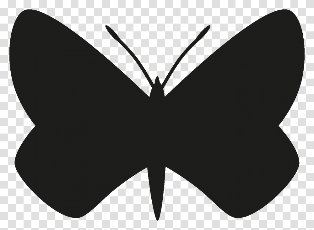 Insects Set Silhouette Swallowtail Butterfly, Invertebrate, Animal, Moth, Stencil Transparent Png