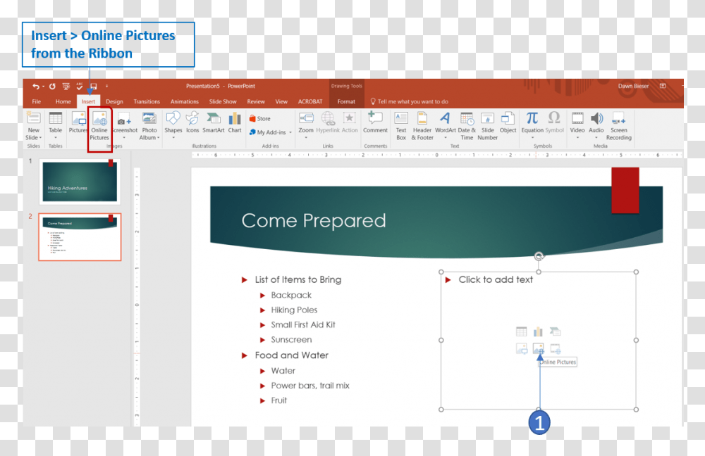 Insert Online Pictures In Powerpoint Add Online Pictures To Powerpoint, File, Webpage, Monitor Transparent Png