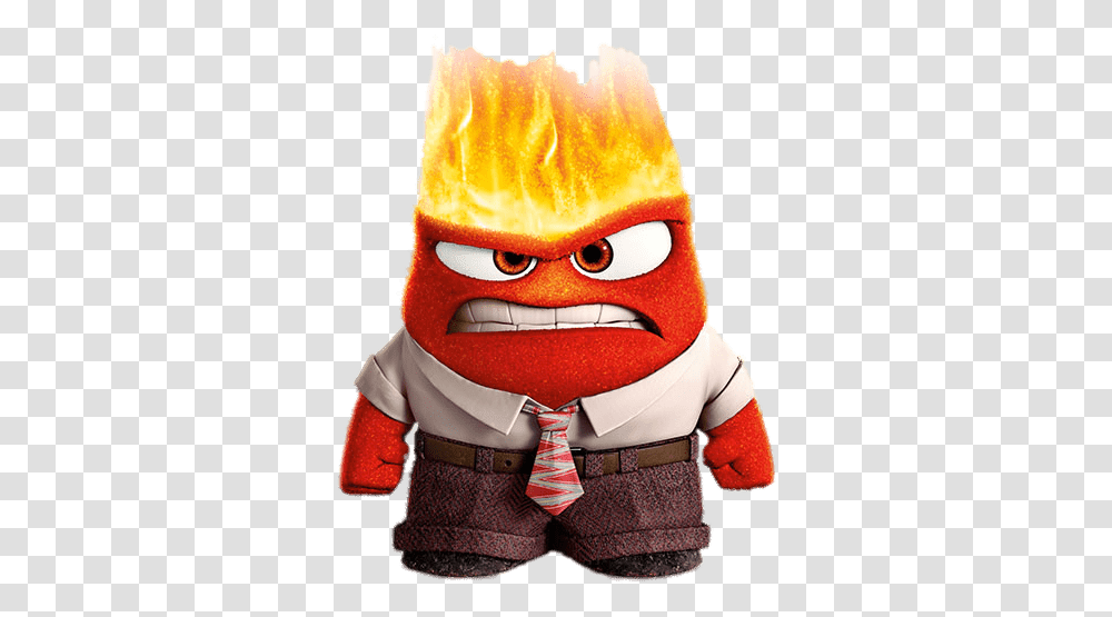 Inside Out Anger, Plush, Toy, Tie, Accessories Transparent Png