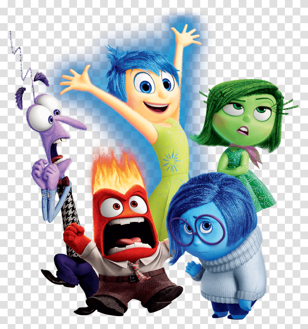 Inside Out Characters, Poster, Advertisement Transparent Png
