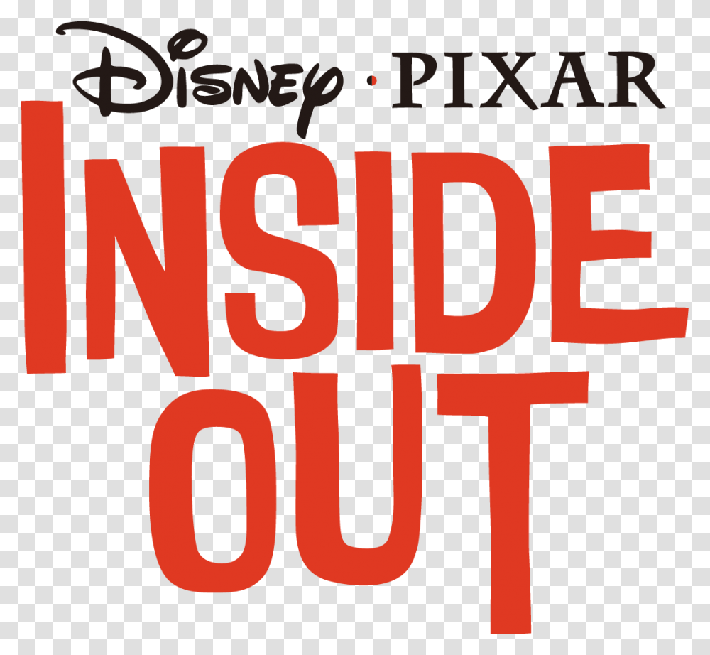 Inside Out Film Logo Disney Inside Out Logo, Word, Alphabet, Number Transparent Png