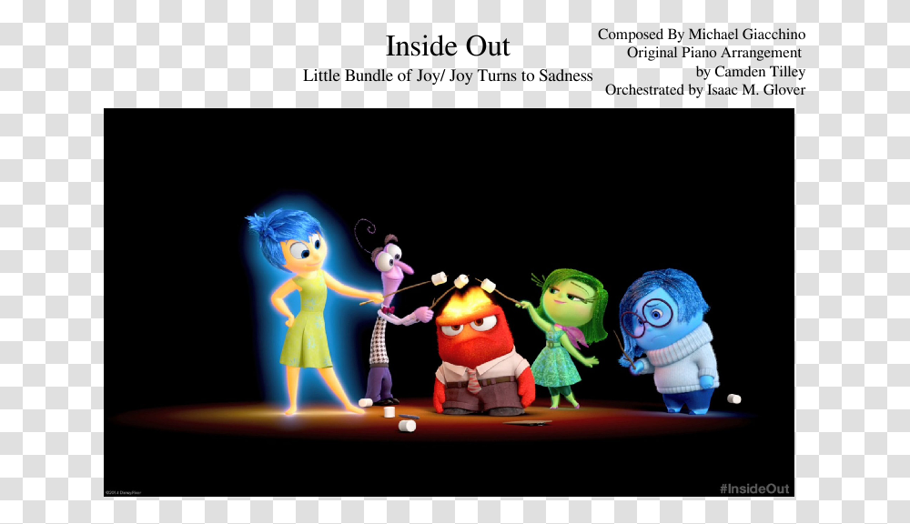 Inside Out Sheet Music Composed By Composed By Michael Inside Out, Toy, Doll, Person, Human Transparent Png