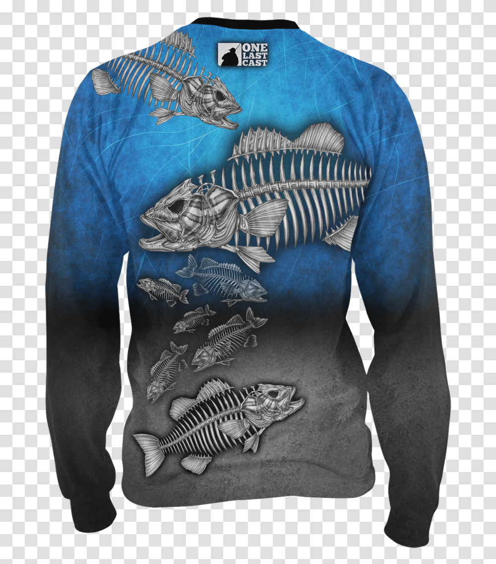 Insidious Bass Men's Fishing Jersey Long Sleeve Smallmouth Long Sleeved T Shirt, Skin, Sweatshirt, Sweater Transparent Png