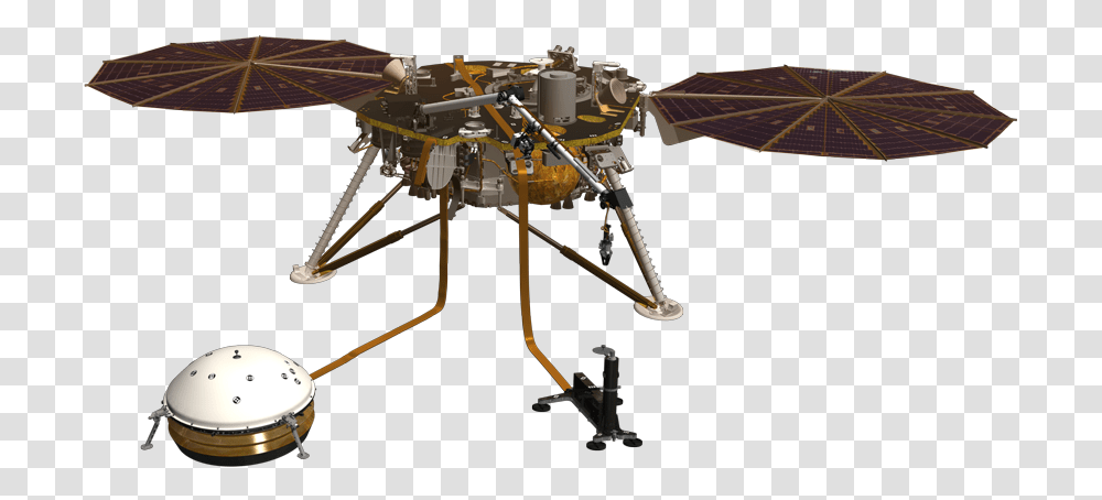 Insight Mars, Helicopter, Aircraft, Vehicle, Transportation Transparent Png
