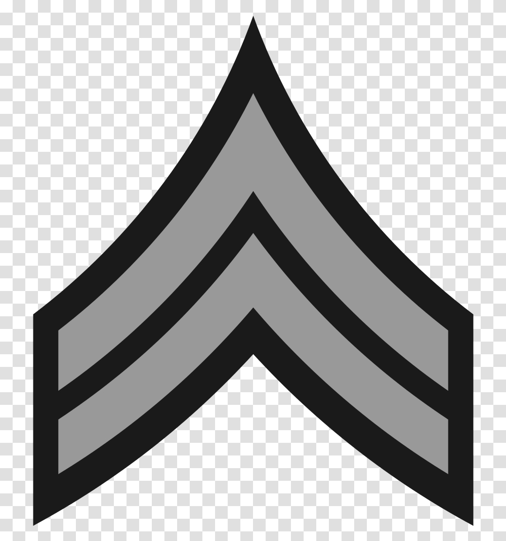 Insignia Army Sergeant, Triangle Transparent Png