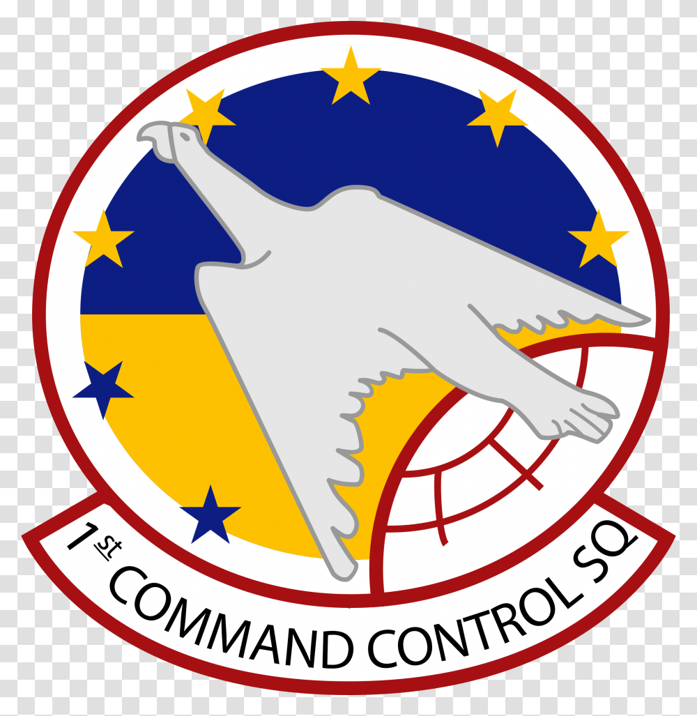 Insignia Of Usaf 1st Airborne Command Amp Control Squadron Offutt Afb 1st Accs, Logo, Trademark, Emblem Transparent Png