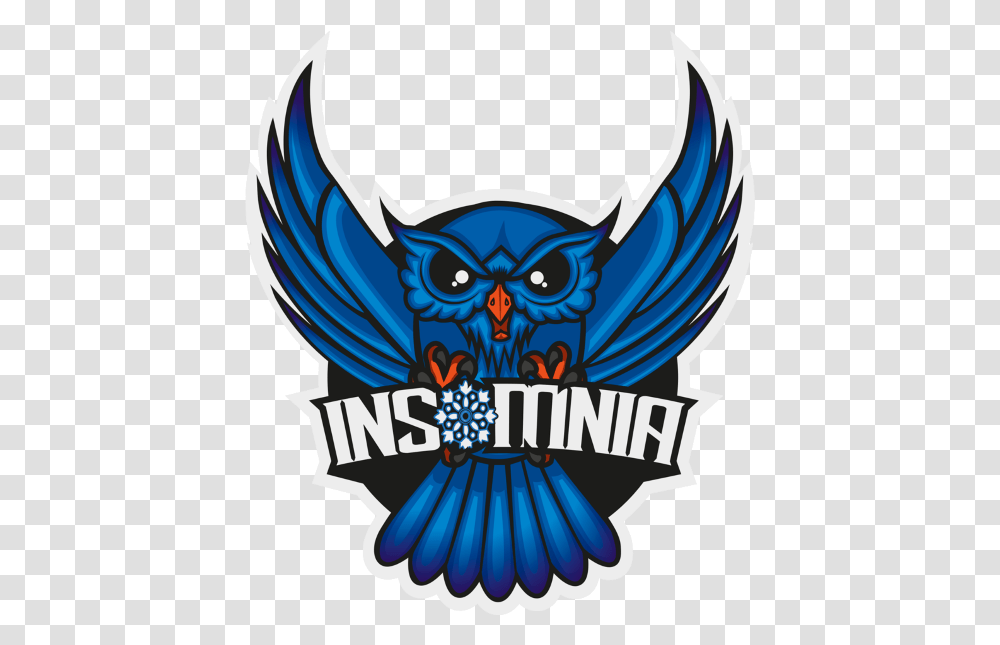 Insomnia Logo Insomnia, Symbol, Emblem, Costume, Animal Transparent Png