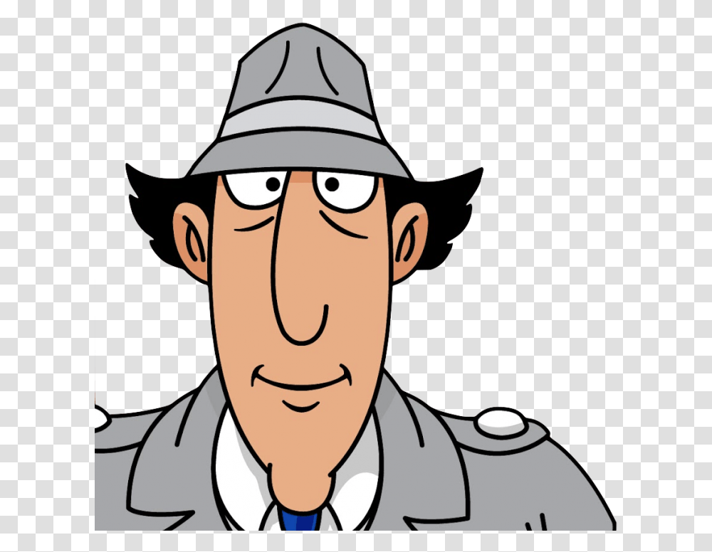 Inspector Gadget Download Inspector Gadget Cartoon Head, Person, Face, Hat Transparent Png