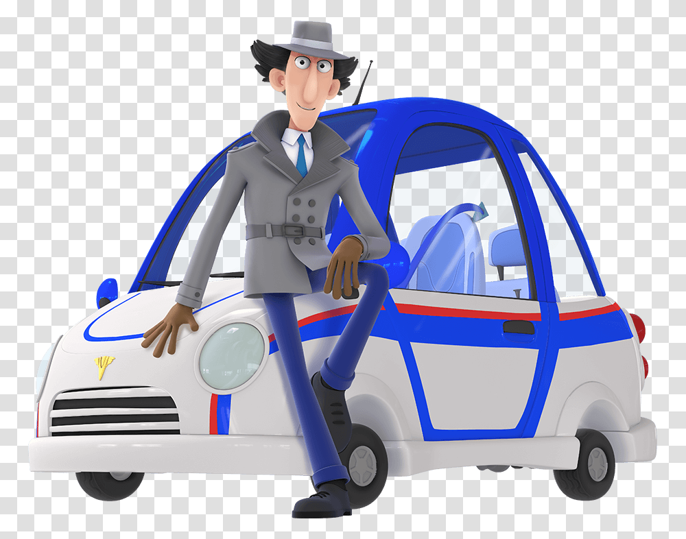 Inspector Gadget Inspector Gadget Car Robot, Person, Vehicle, Transportation, Toy Transparent Png