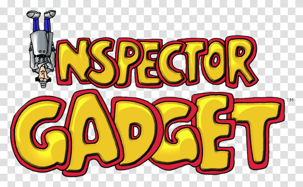 Inspector Gadget Logo Inspector Gadget Cartoon Logo, Label, Text, Graffiti, Food Transparent Png