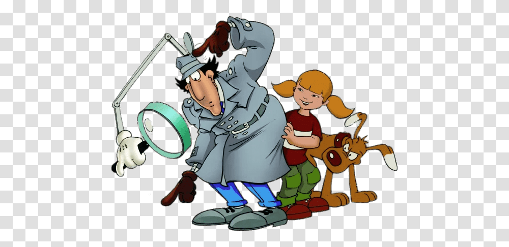 Inspector Gadget Penny And Brain Inspector Gadget Cartoon, Person, Human, Duel, Leisure Activities Transparent Png