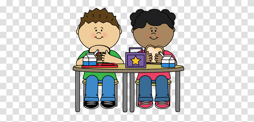 Inspirational Kids Eating Lunch Clipart Kids Eating School Lunch, Female, Reading, Audience, Crowd Transparent Png