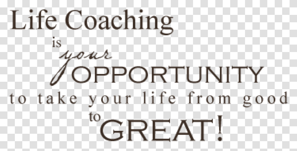Inspirational Life Coaching Quotes, Alphabet, Letter, Handwriting Transparent Png