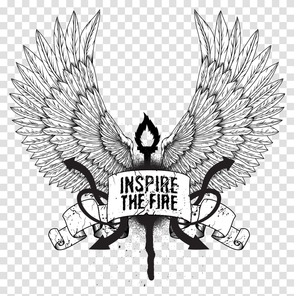 Inspire The Fire Inspire The Fire Inc Inspire The Fire Charlotte, Symbol, Emblem, Bird, Animal Transparent Png