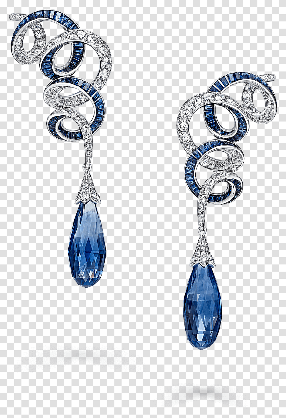 Inspired By Twombly Sapphire And Diamond Earrings Earrings, Accessories, Accessory, Jewelry, Gemstone Transparent Png