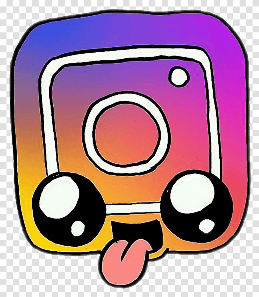 Insta Instagram Instagramlogo Logo Kawaii Easy Cute Drawings, Text, Electronics, Label Transparent Png