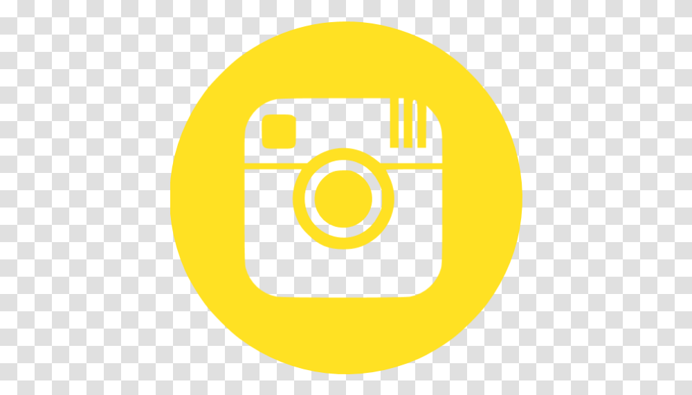 Instagram 04 Icons Yellow Instagram Logo, Symbol, Trademark, Soccer Ball, Football Transparent Png