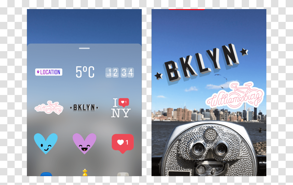 Instagram Adds Geotag Stickers Copying Yet Another, Binoculars, Bird, Animal Transparent Png