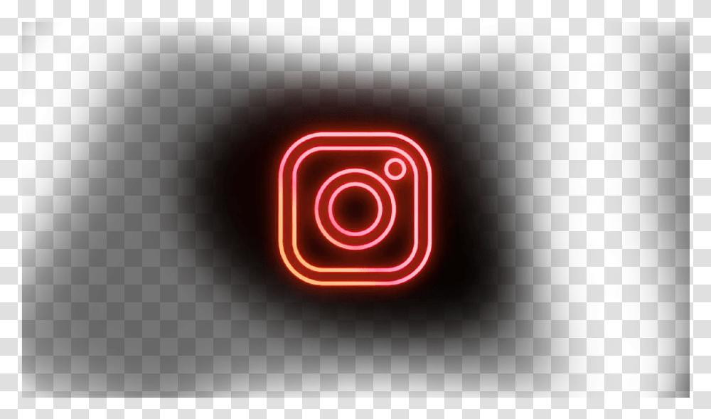 Instagram Circle Circle, Light, Neon Transparent Png