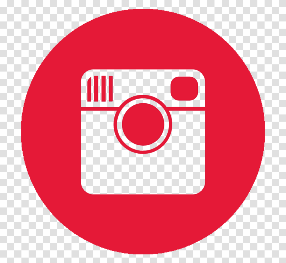 Instagram Clipart Red Circle Youtube Logo, Trademark, Machine, Electronics Transparent Png