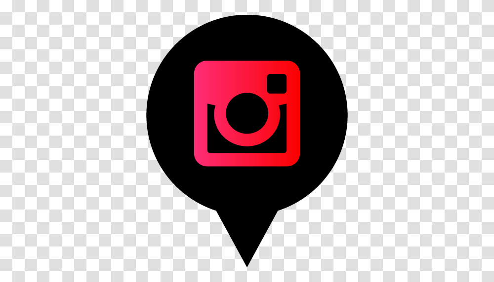 Instagram Free Black Red Social Media Pn Designed, Glass, Vehicle, Transportation Transparent Png