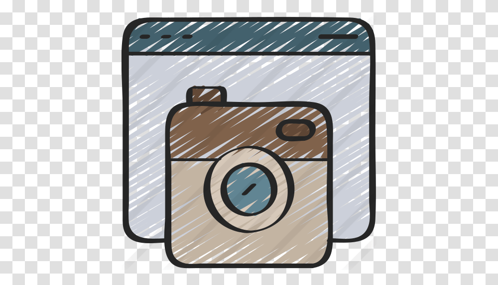 Instagram Free Social Media Icons Digital Camera, Electronics, Ipod, Radio Transparent Png