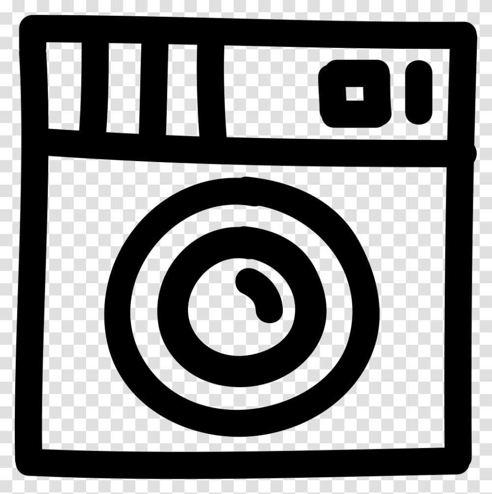 Instagram Hand Drawn Logo Hand Drawn Instagram Icon, Camera, Electronics, Digital Camera, Rug Transparent Png