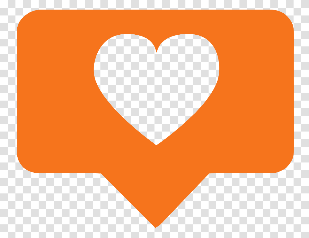 Instagram Heart Icon Like For Kids Instagram Like No Background, Cushion Transparent Png