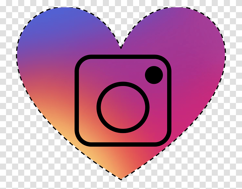 Instagram Heart Images A Picture Library Only, Cushion, Light Transparent Png
