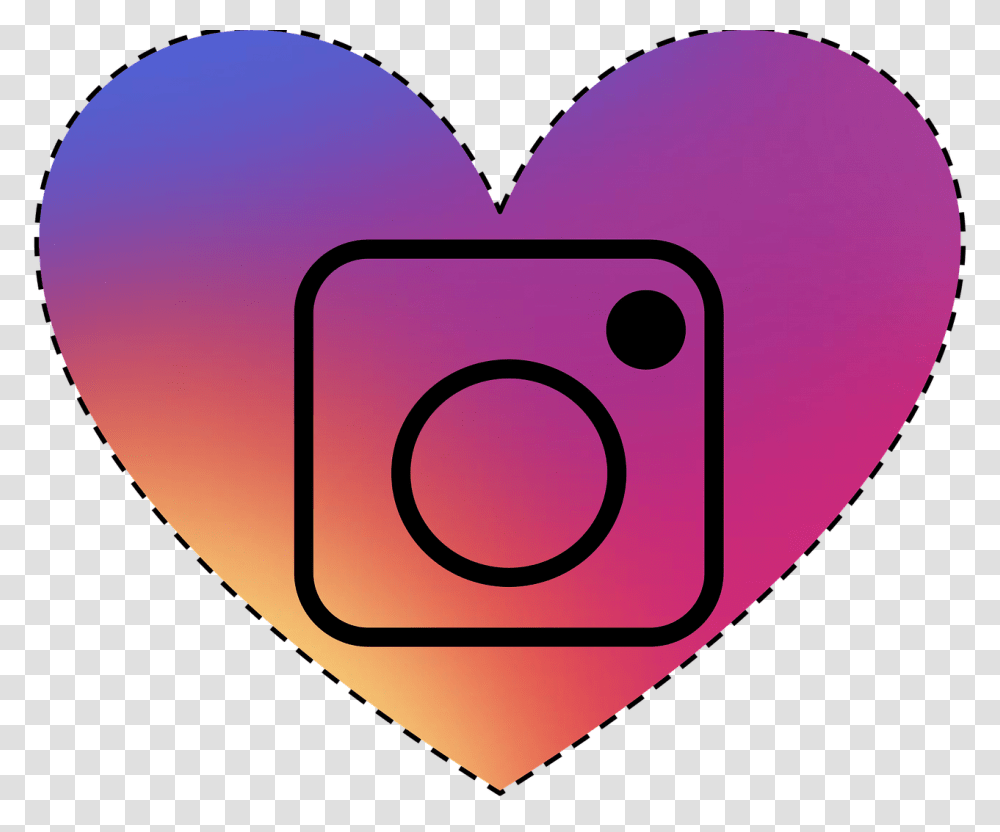 Instagram Heart Images - A Picture Library Golden Love Symbol, Light Transparent Png