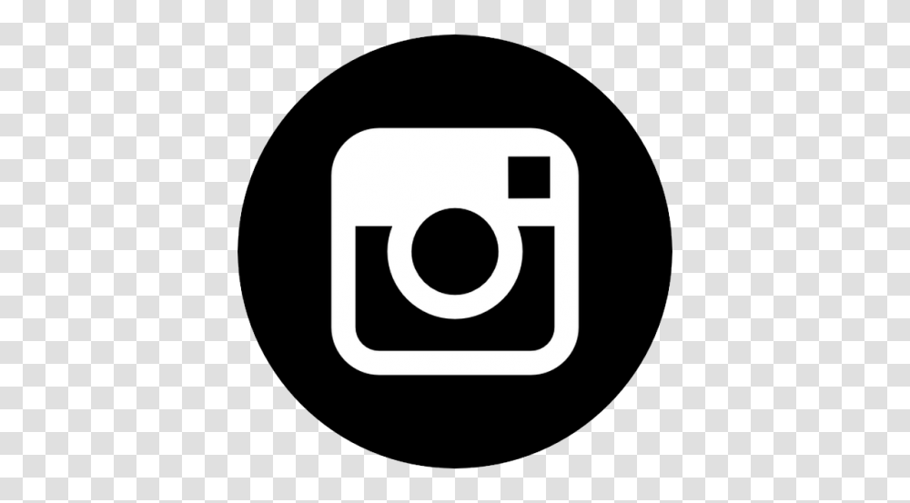 Instagram Icon Black And White 6 Logo Instagram Cafe, Symbol, Text, Label, Trademark Transparent Png