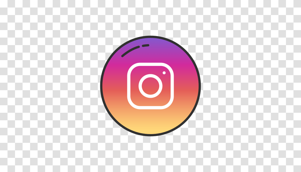 Instagram Icon Circle Instagram Circle Icon Images, Moon, Outer Space, Night, Astronomy Transparent Png