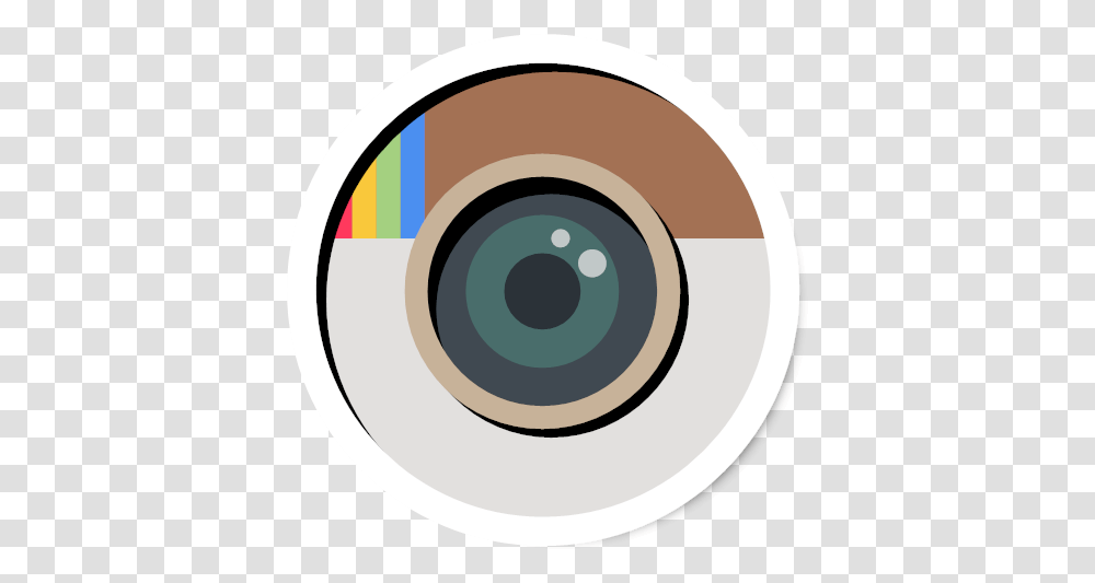 Instagram Icon Follow, Disk, Dvd, Electronics, Camera Lens Transparent Png