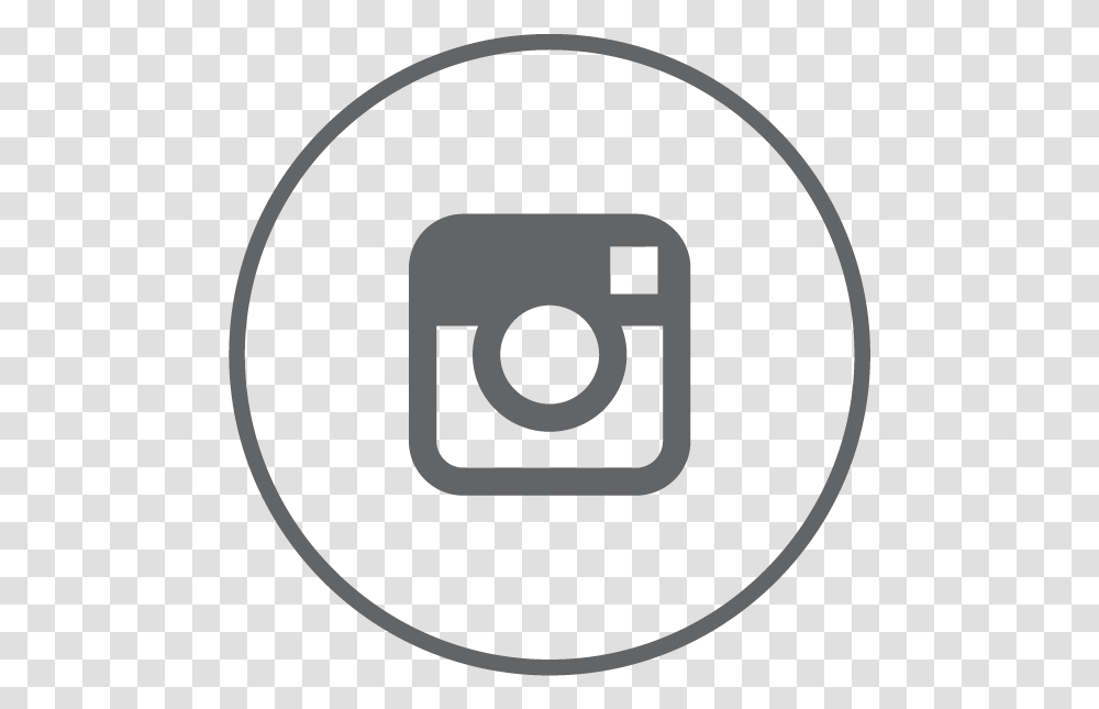 Instagram Icon Grey And White Clipart Icone Instagram White, Number, Disk Transparent Png