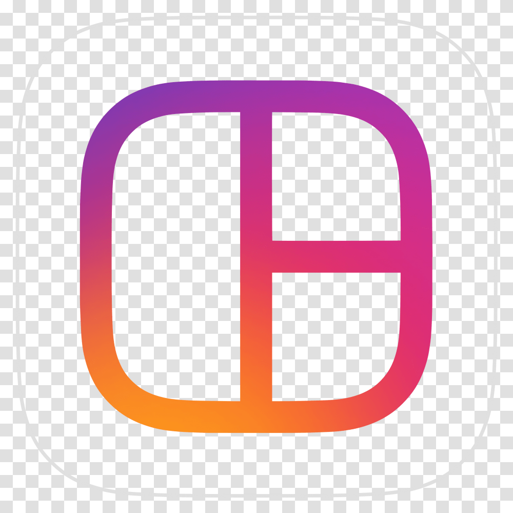 Instagram Layout Icon, Buckle, Label Transparent Png