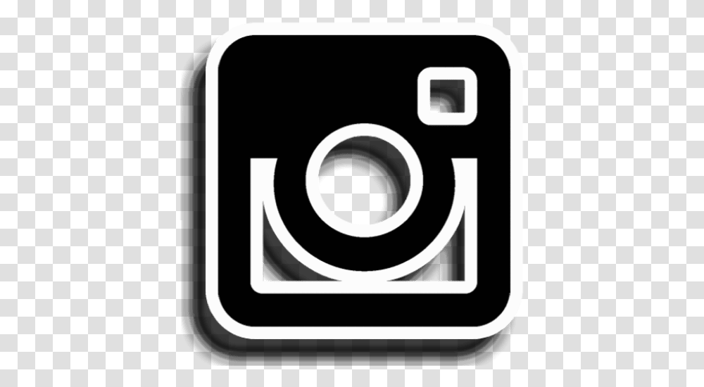 Instagram Logo Dark, Label, Electronics Transparent Png