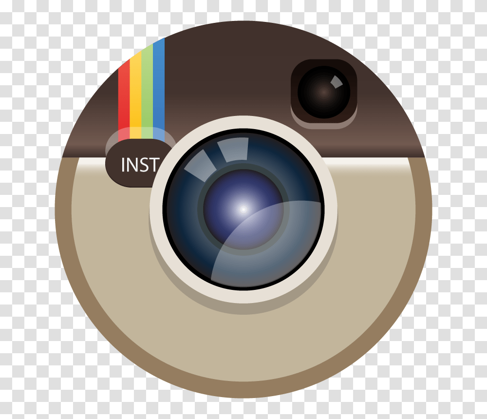 Instagram, Logo, Disk, Electronics, Camera Transparent Png