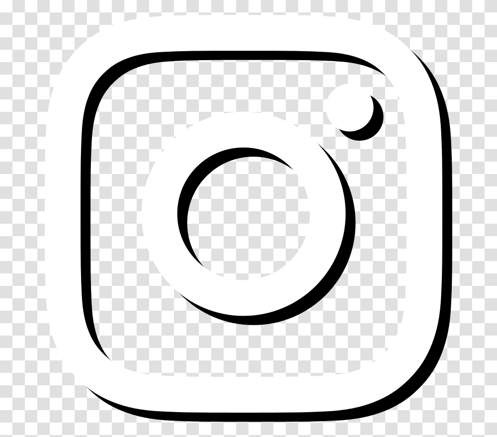 Лого Инстаграм белый