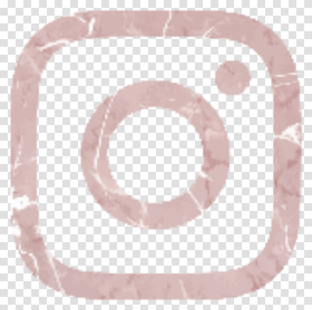 Instagram Logo Instagramlogo Pink Rosegold Rose Rose Gold Instagram Logo, Hole, Food, Pastry, Dessert Transparent Png