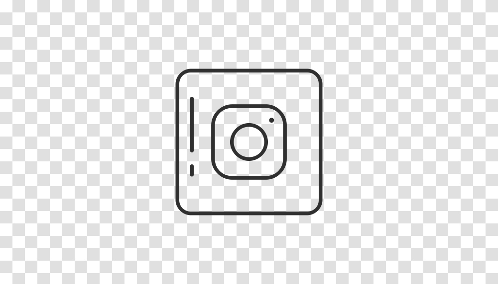 Instagram Logo Name Social Media Icon, Switch, Electrical Device, Electronics, Camera Transparent Png